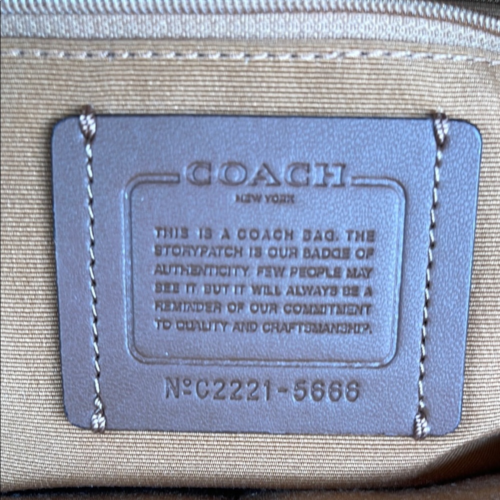 Coach C2221-5666 Court Pebbled Leather Backpack in Mussssstttttarrrrrddddd!!! - Picture 3 of 13